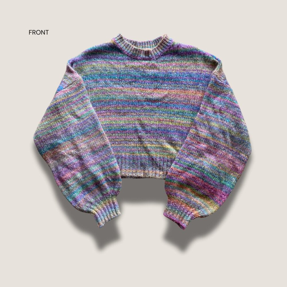 Striped Knit Sweater - Picture 3 of 4